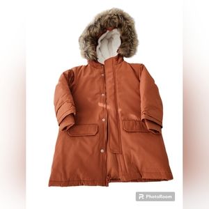 Burnt orange Cat and Jack children's Parka